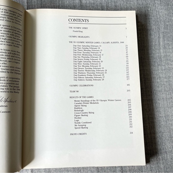 XV Olympic Winter Games in Calgary The Official Commemorative Book February 1988 - Picture 4 of 15
